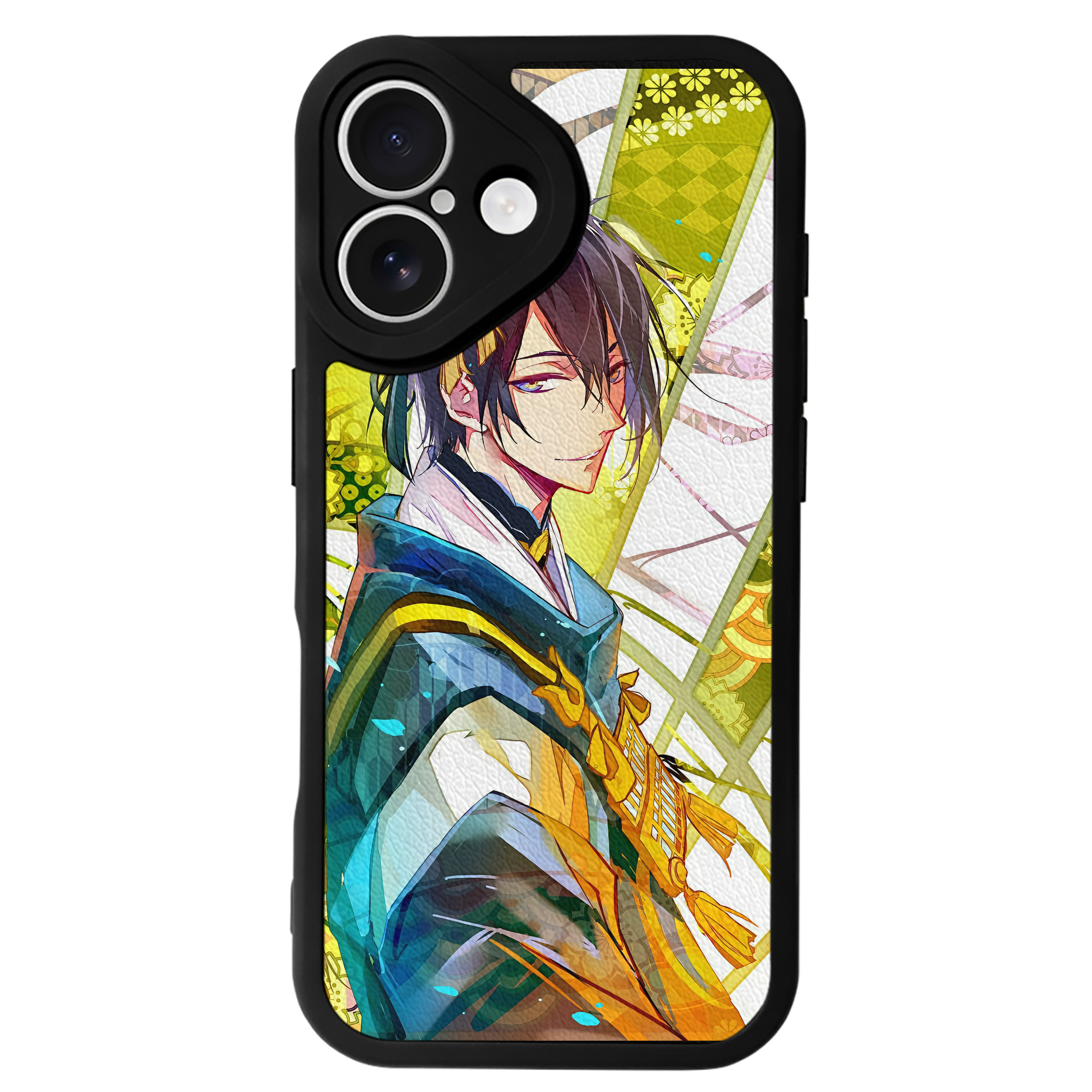 （画像用） 刀剣乱舞 Touken Ranbu 【iPhone 16シリーズ対応】シリコンスマホケース（レザー調） 材質：シリコン